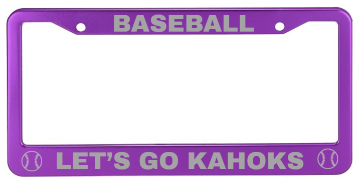 Kahok Band Fundraiser - License Plate