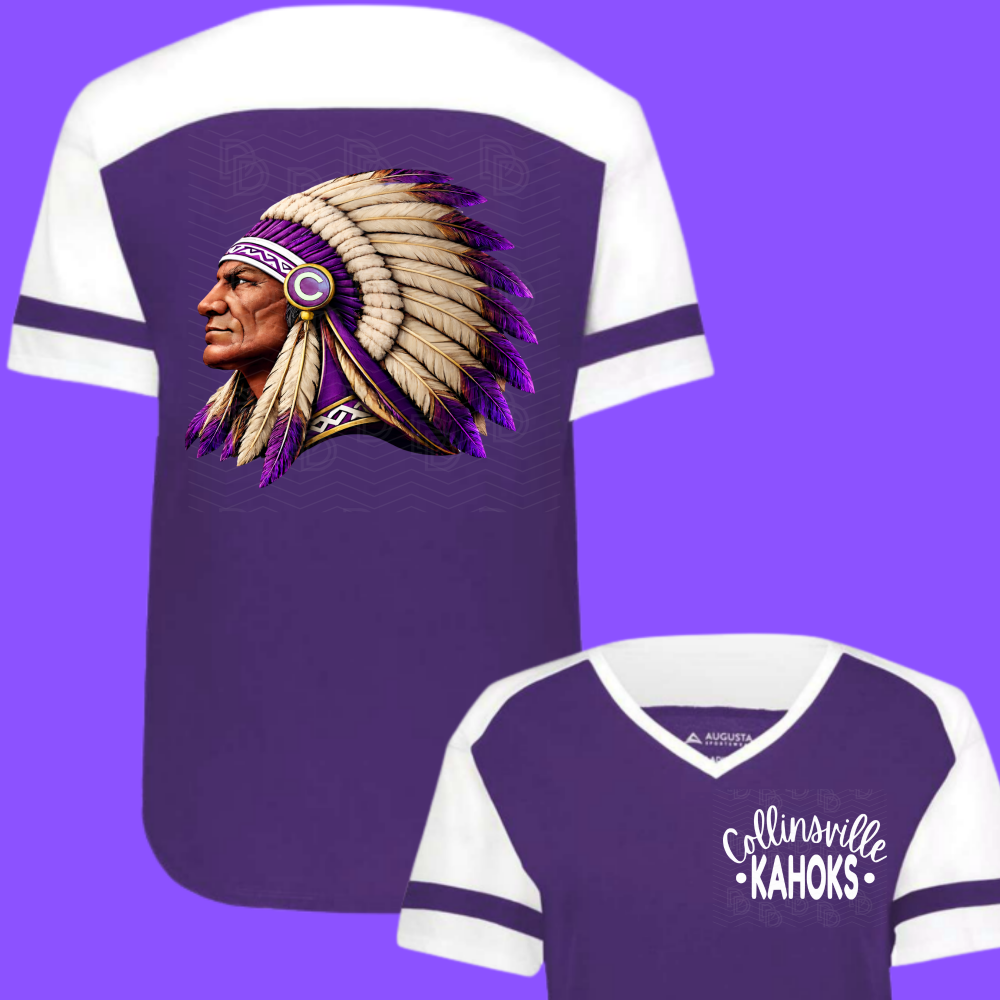 Ladies V-Neck Kahok Shirt