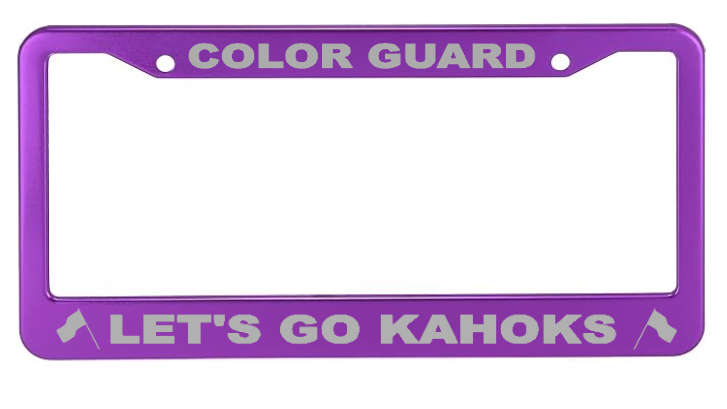 Kahok Band Fundraiser - License Plate