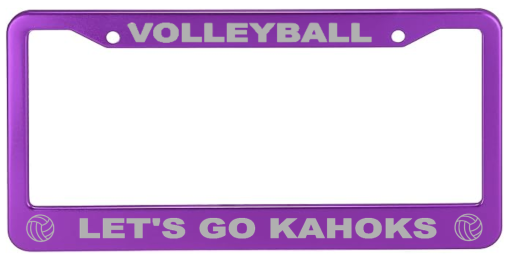 Kahok Band Fundraiser - License Plate