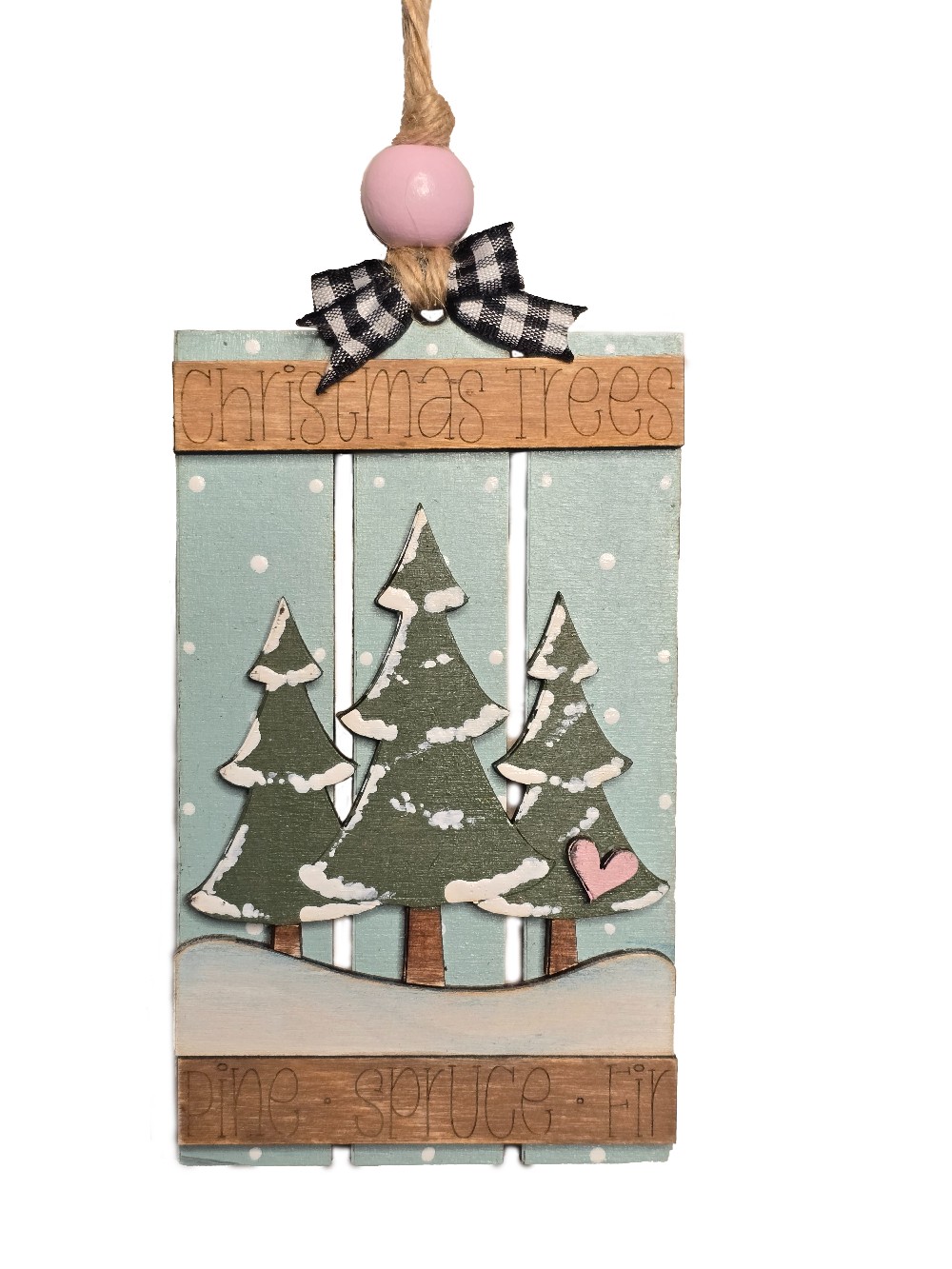 Christmas Tree Gift Card Holder Ornament