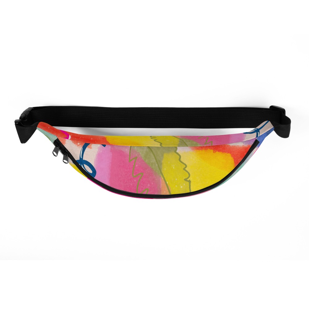 Rio funny pack Bag - Fun Colorful Hibiscus Flower Brazil Inspired