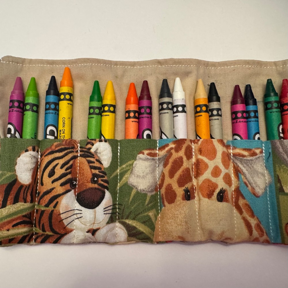 Animals Crayon Roll