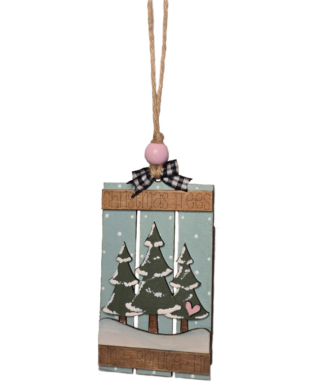 Christmas Tree Gift Card Holder Ornament