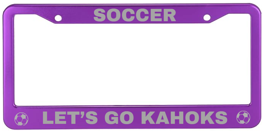 Kahok Band Fundraiser - License Plate