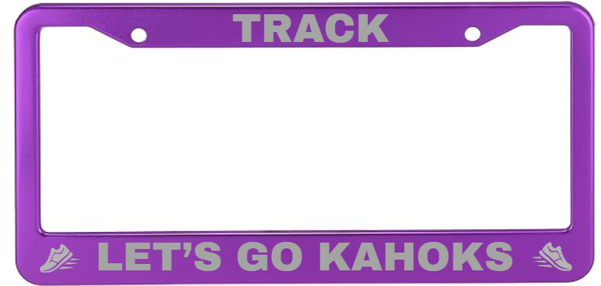 Kahok Band Fundraiser - License Plate