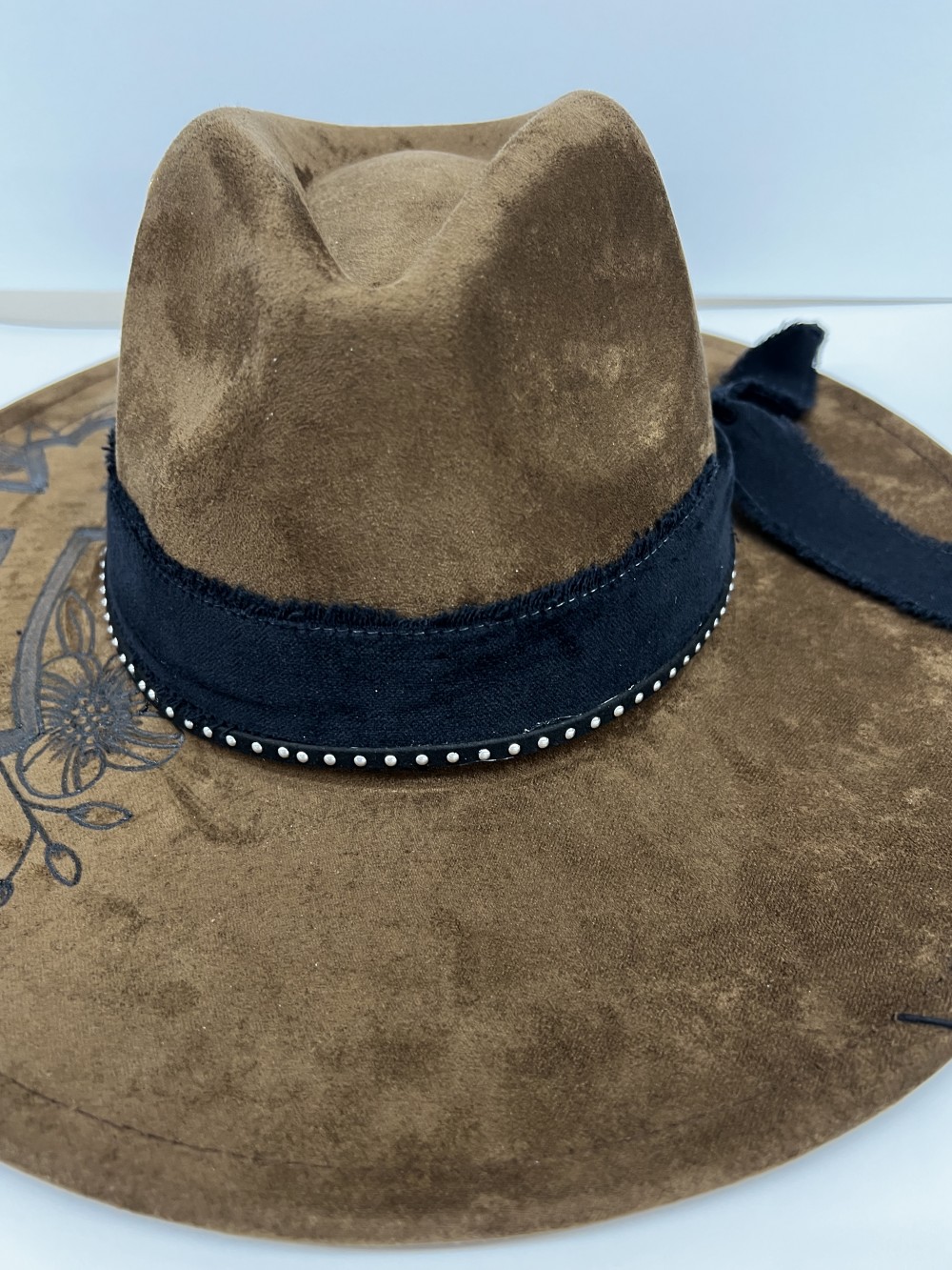 F-Fedora Dark Brown Cross