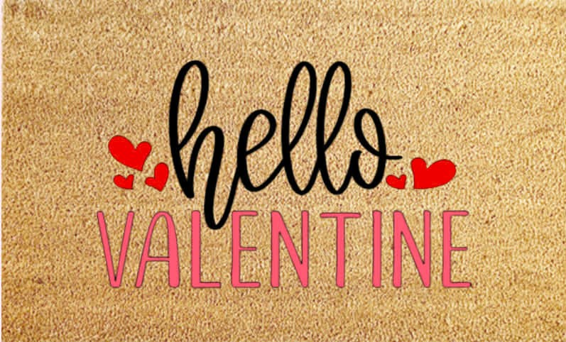 Valentine Doormat Paint Party 0116