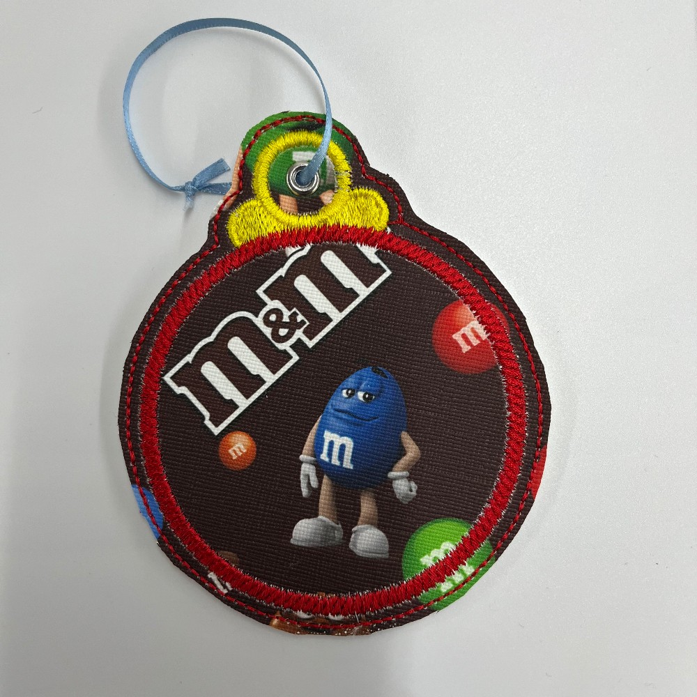 Embroidered Round ornaments,