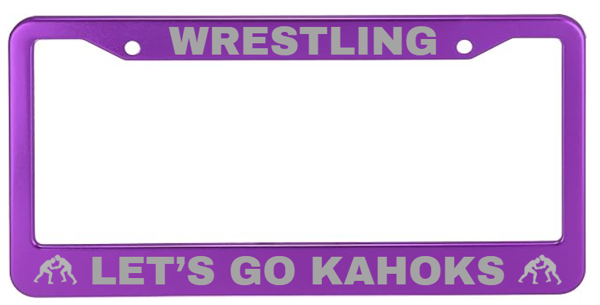 Kahok Band Fundraiser - License Plate