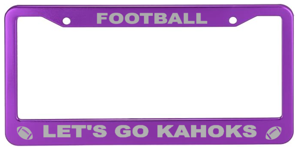 Kahok Band Fundraiser - License Plate