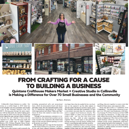 A snip of TheBuzz article about Quintons Crafthouse.