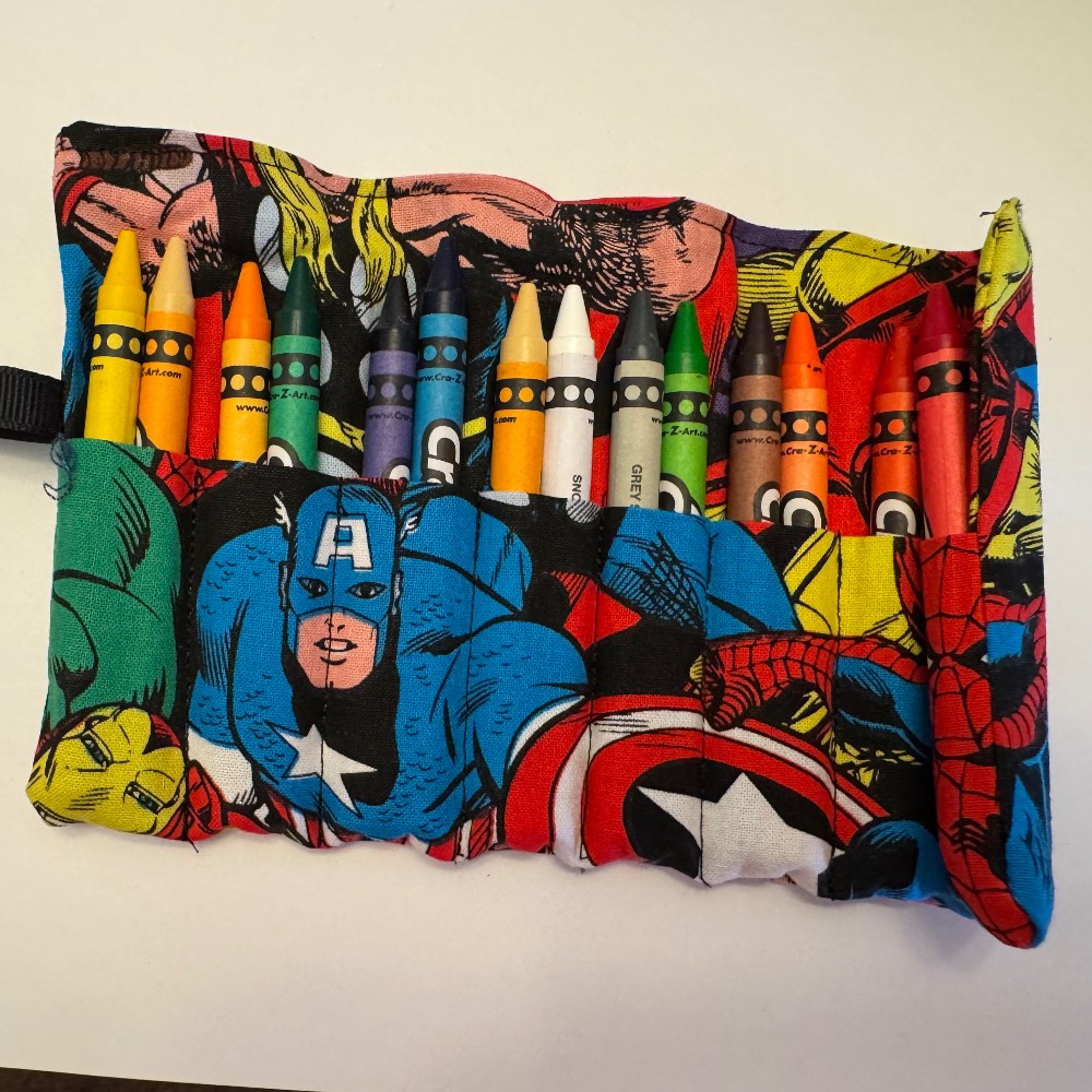 Marvel Crayon Roll