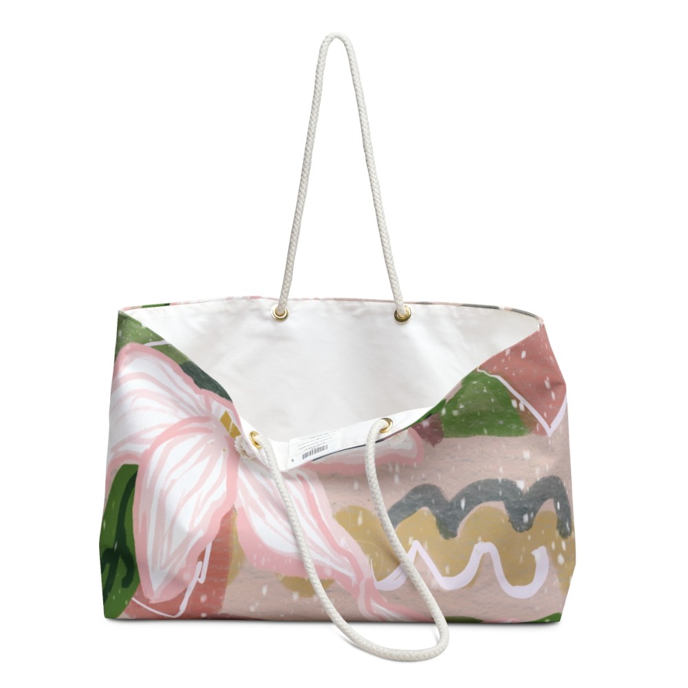 Abstract Lilies Weekender Bag