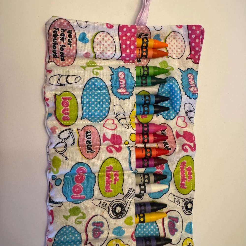 Barbie Crayon Roll