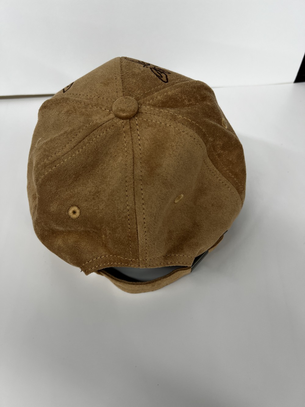 Vegan Suede Ball Cap Dragon Flies Appear when Angles are near