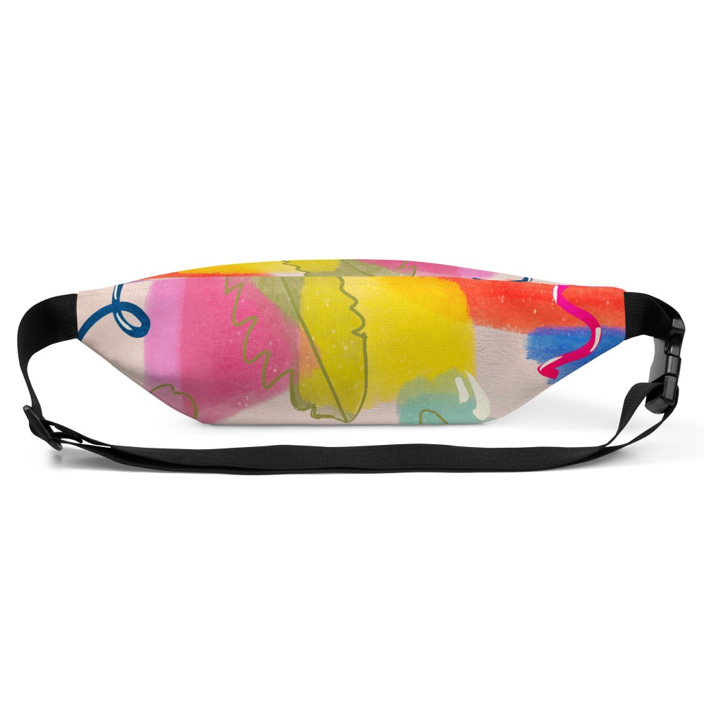 Rio funny pack Bag - Fun Colorful Hibiscus Flower Brazil Inspired