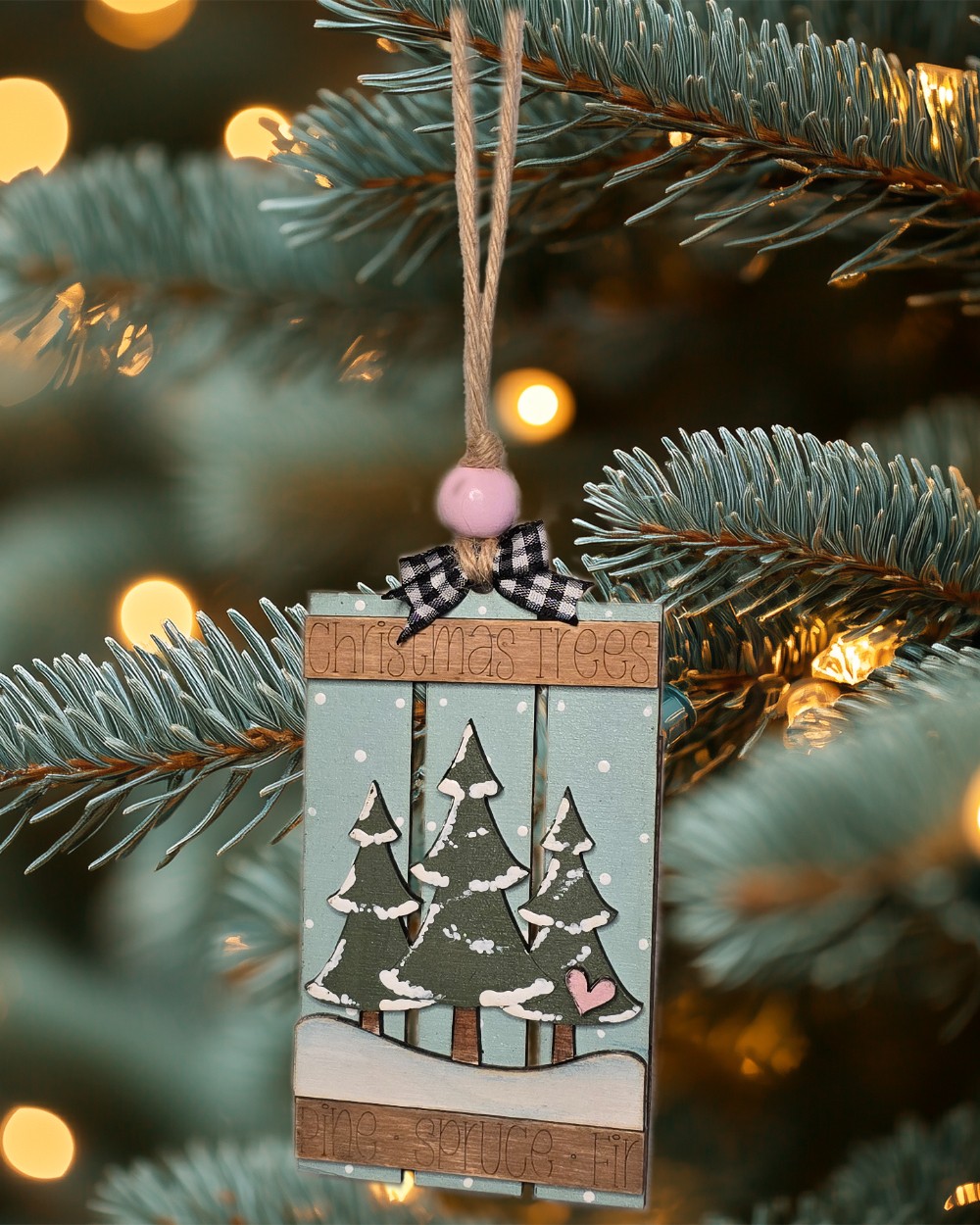 Christmas Tree Gift Card Holder Ornament