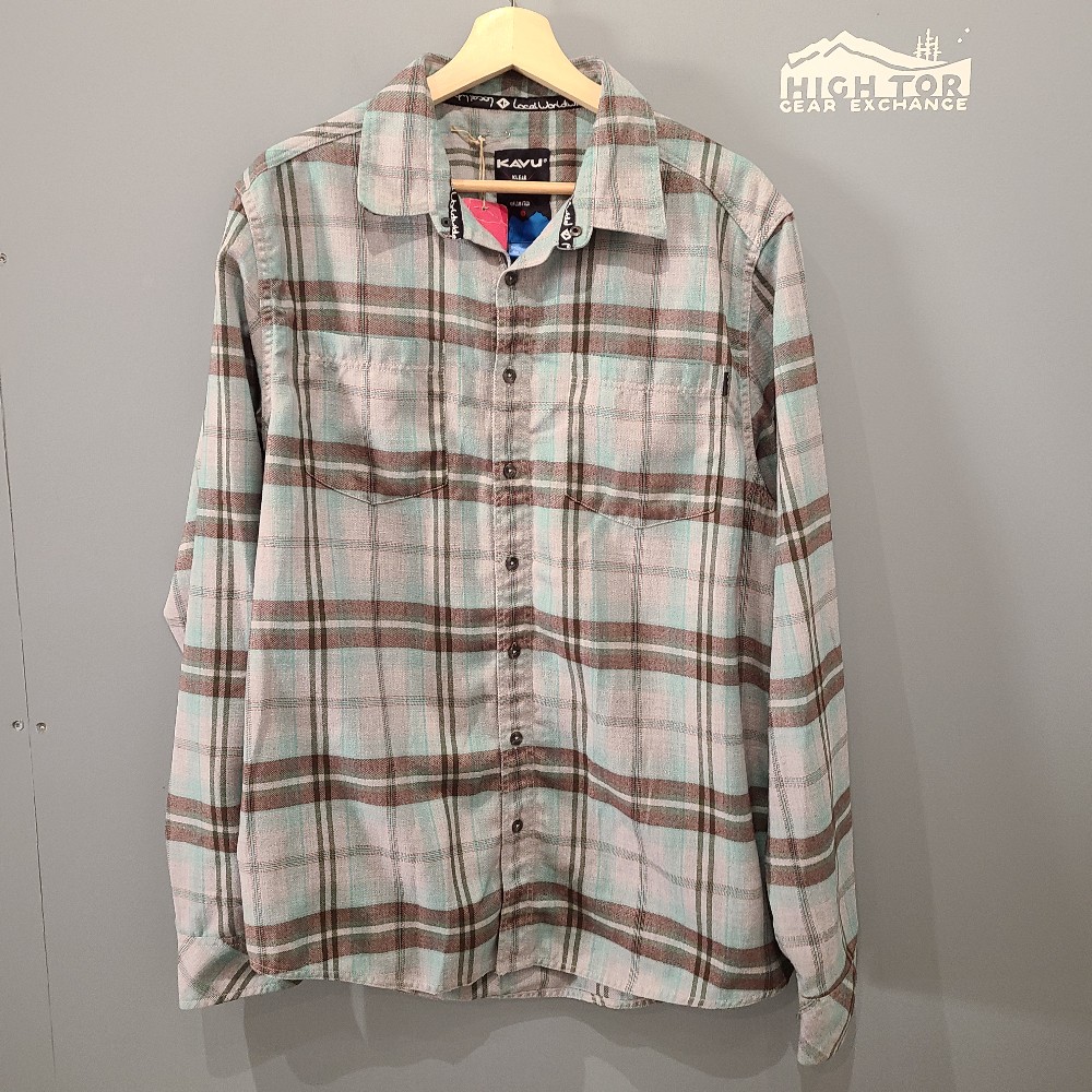 Kavu Men's Lorenzo Lightweight Flannel Shirt (L)