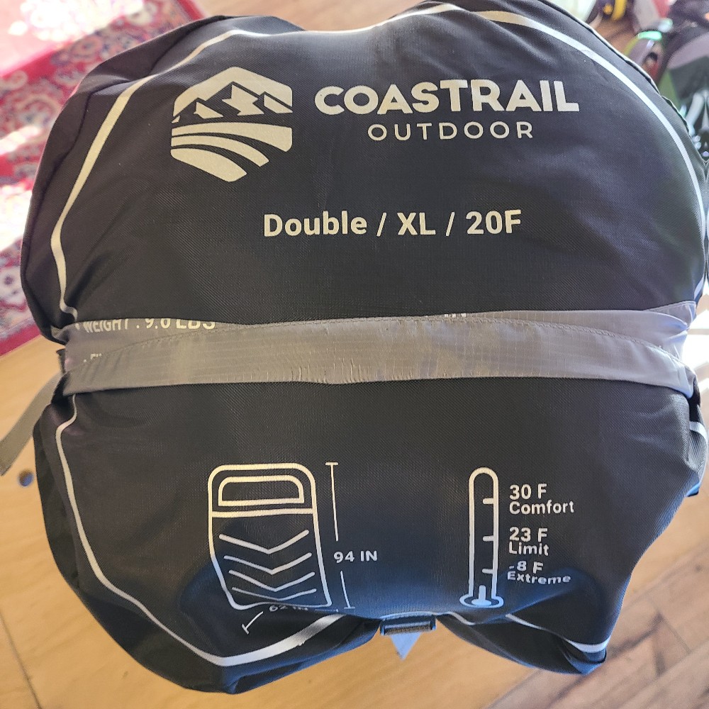 Coastrail Outdoor Double XL Sleeping Bag (20F)