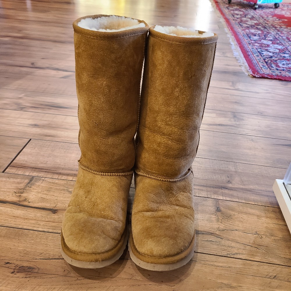 UGG Women's Classic Tall Sheep Skin Shearling Boots (8)