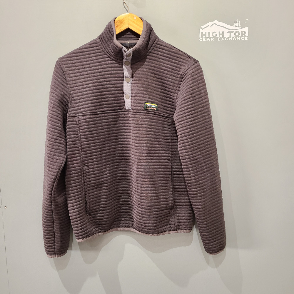 LL Bean Men's Air Light Snap Knit Pullover (S)