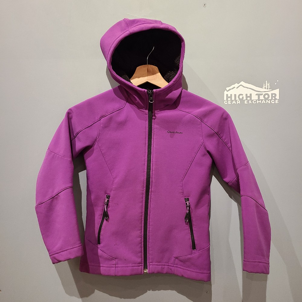 Quechua Kid's Hooded Fleece Lined Softshell Jacket (8)