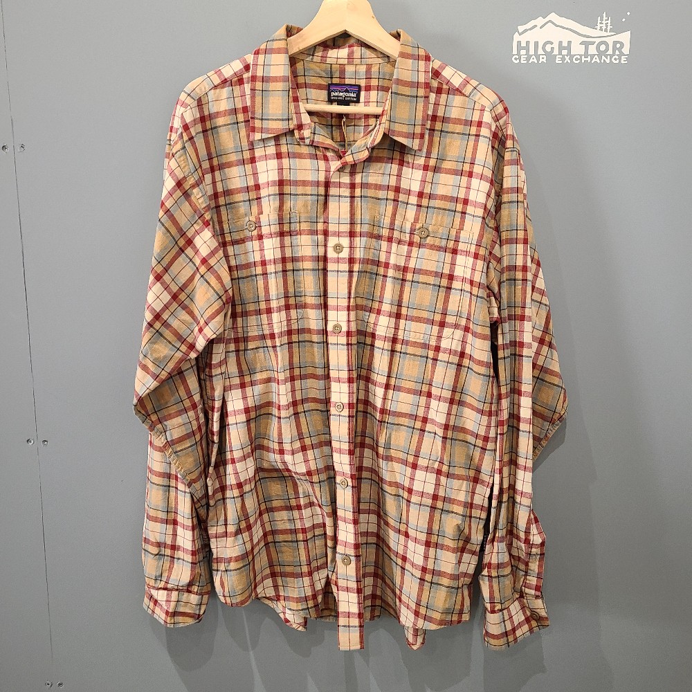 Patagonia Men's Lightweight Fjord Flannel Shirt (L)