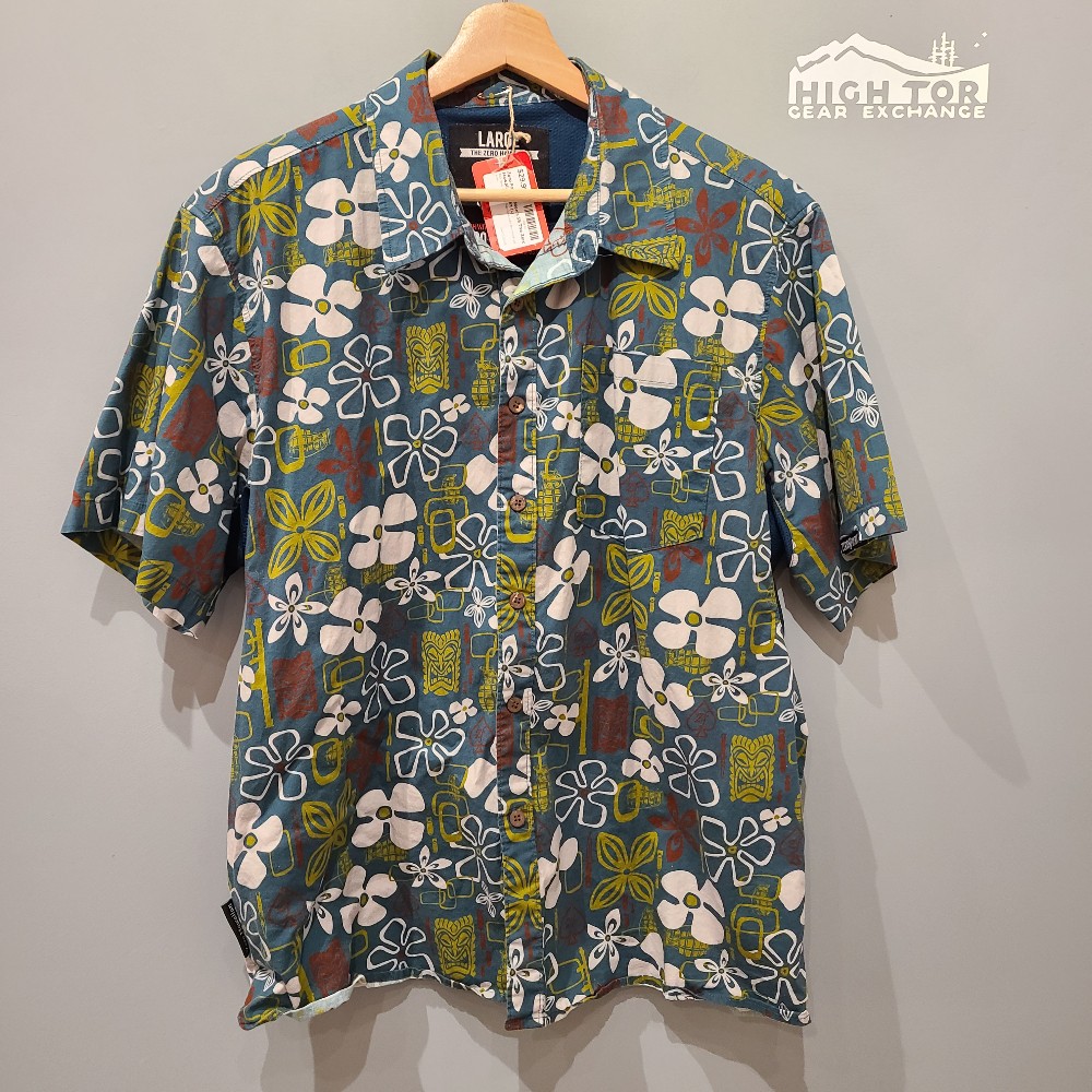 Zero Foxtrot Men's SS The Zero Hawaiian Shirt (L)