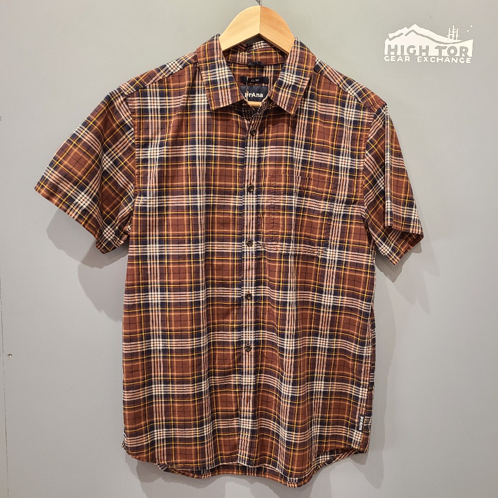 Prana Men's SS Button Up (M)