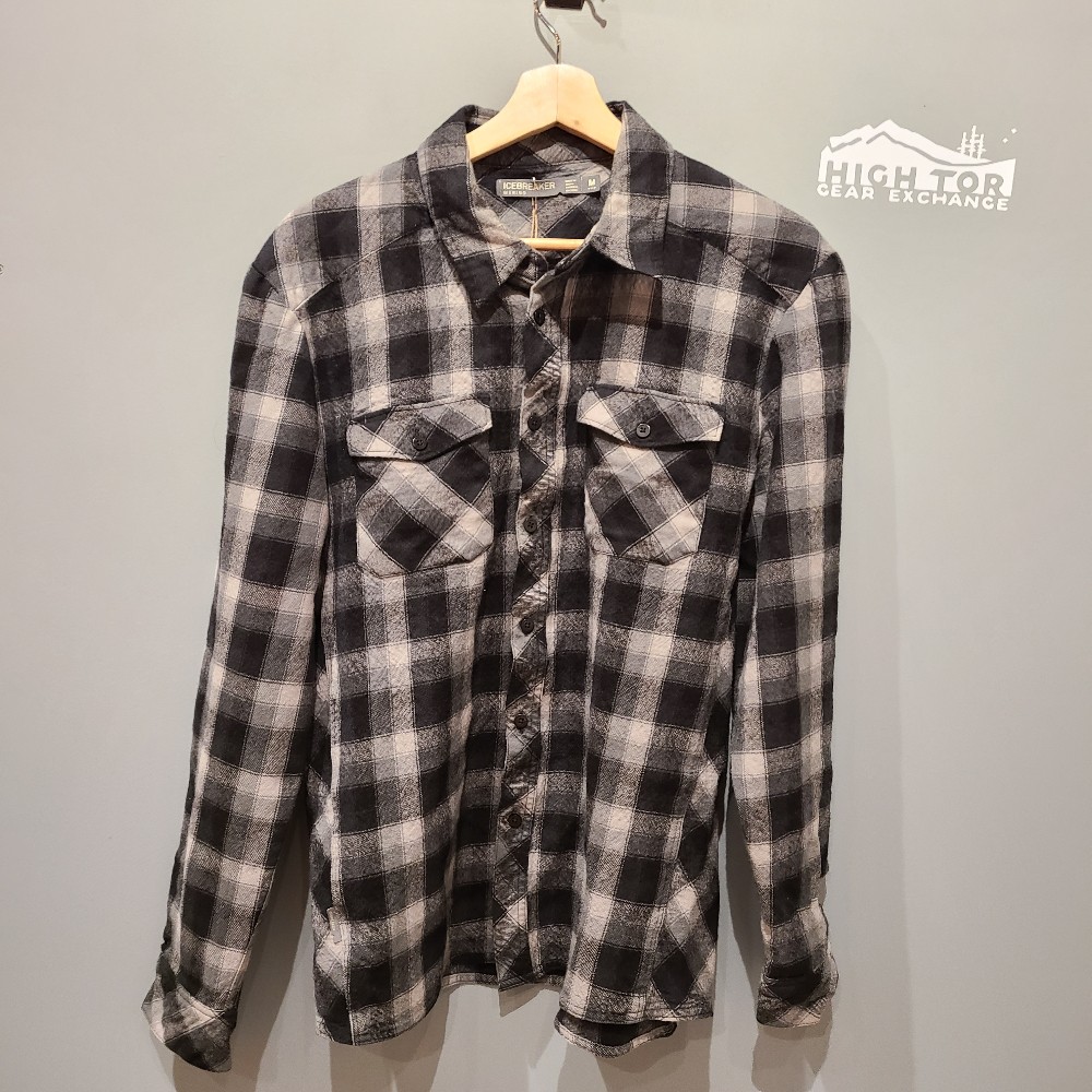 Icebreaker Men's Merino Lodge Flannel Shirt (M)