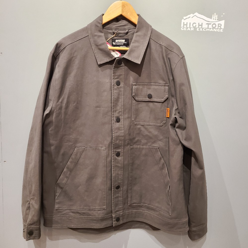 Off The Grid Men's Flannel Lined Canvas Torch Jacket (XL)