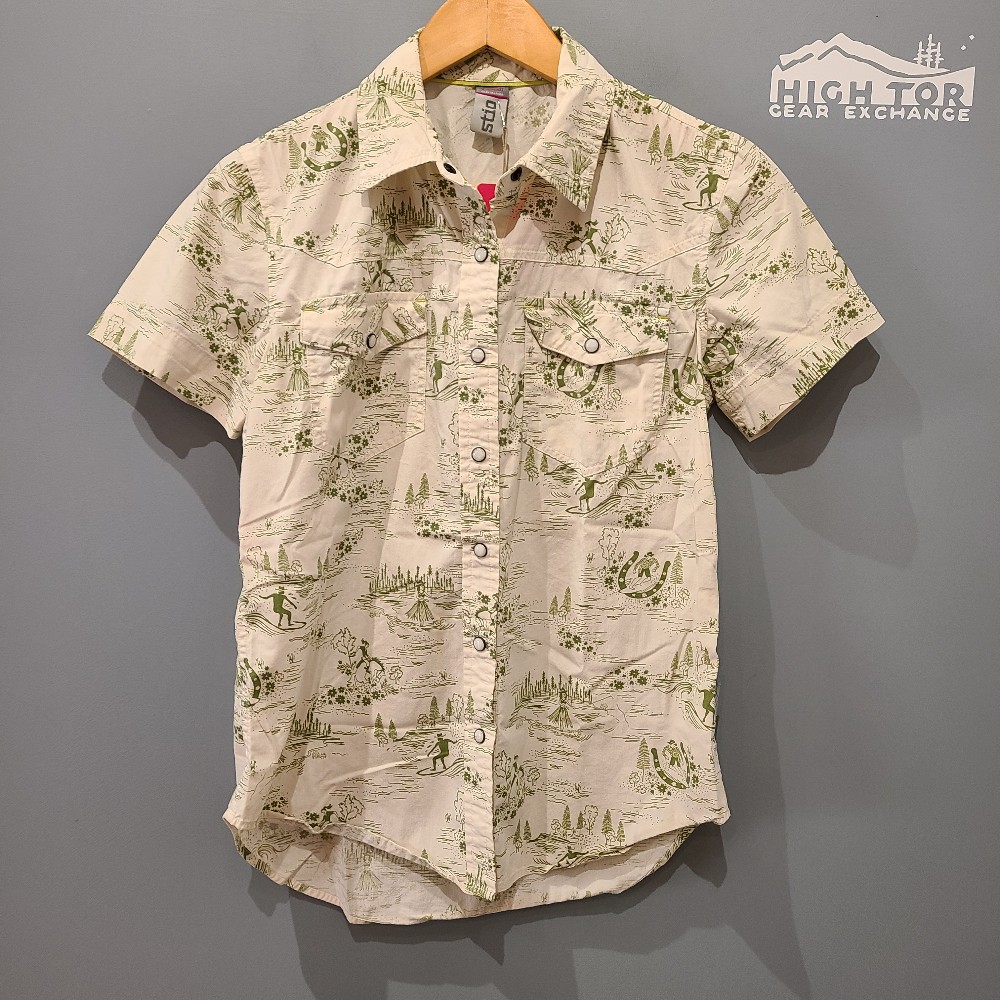 Stio Women's SS Curtis Camp Snap Up Shirt (XS)