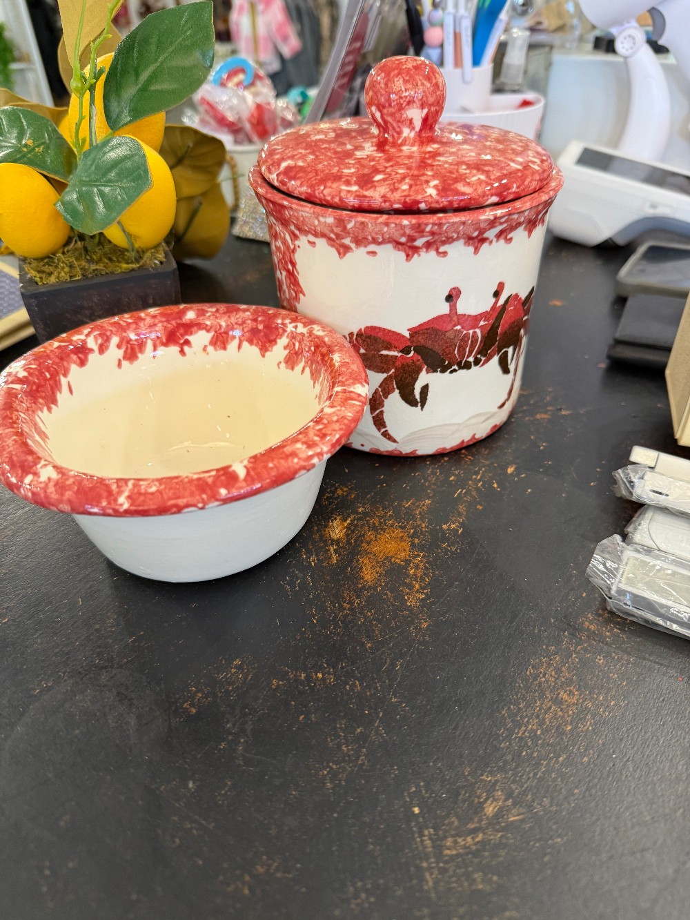 Ceramic Crab Dip Bowl