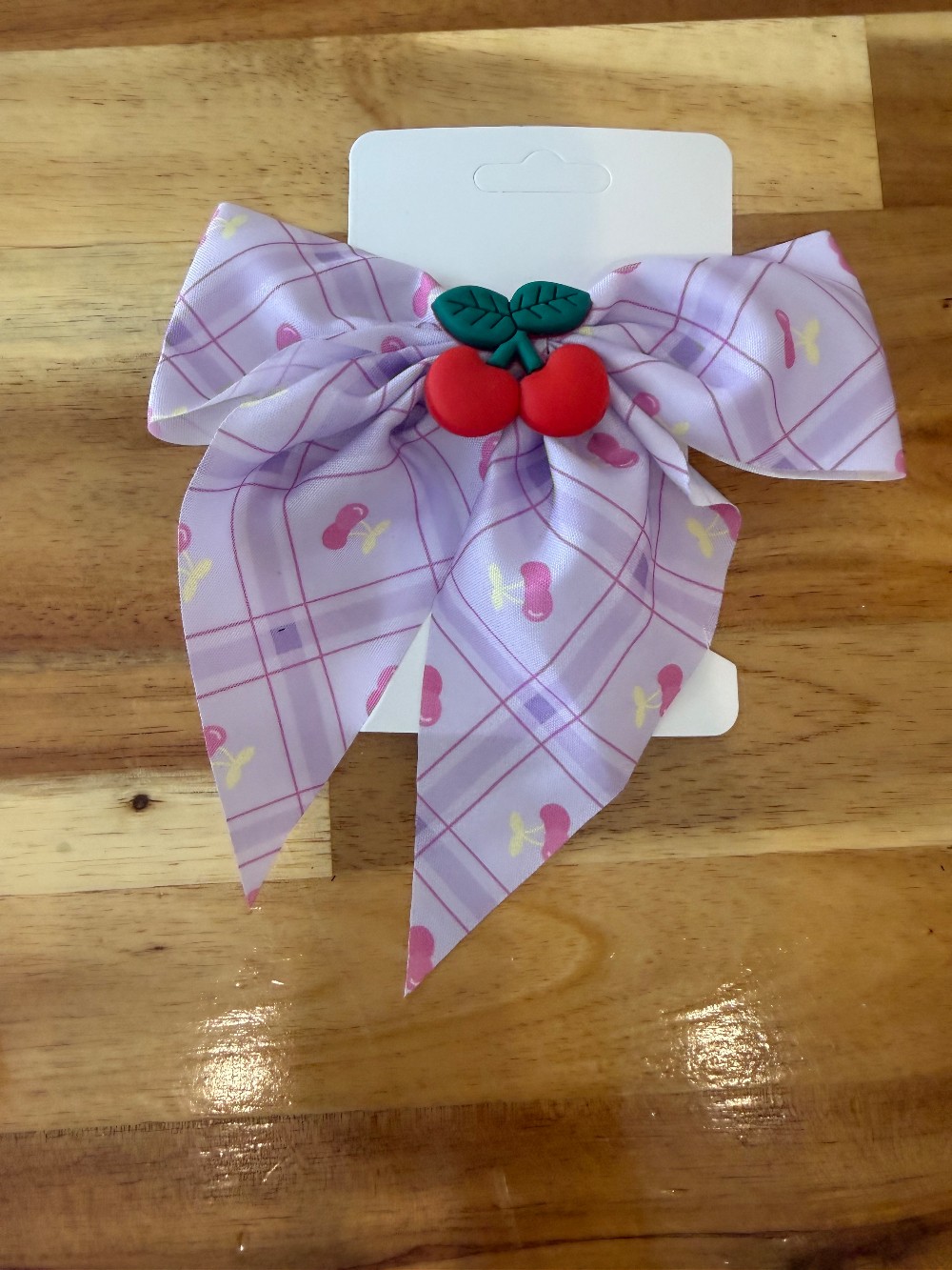 Cherries Hair Bow Clips