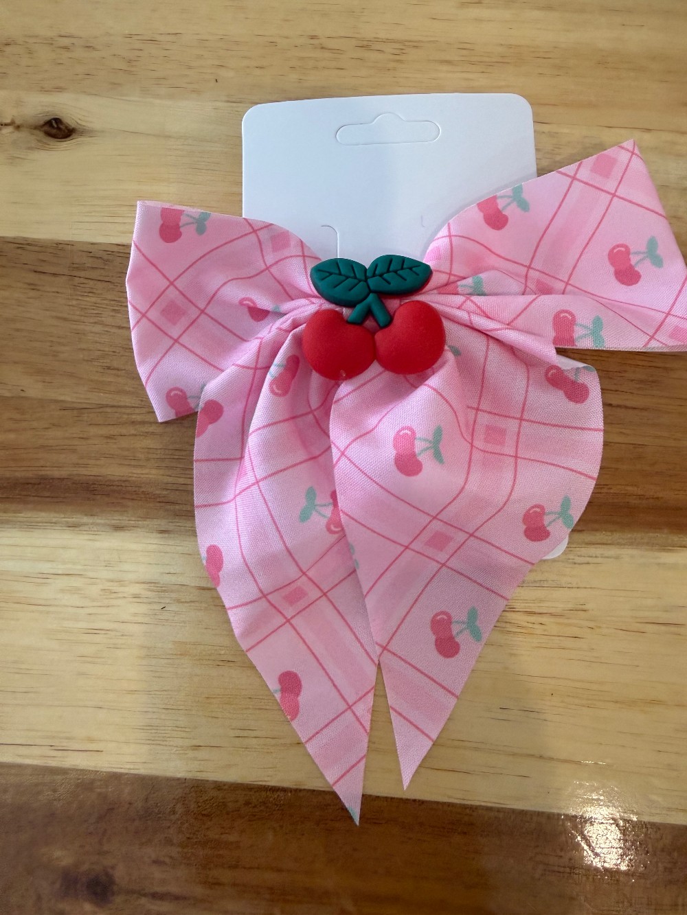 Cherries Hair Bow Clips