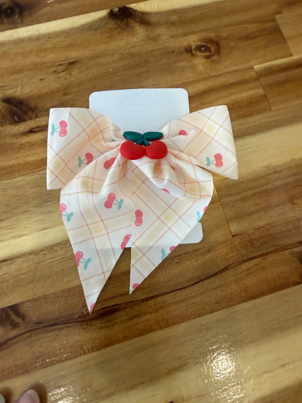 Cherries Hair Bow Clips