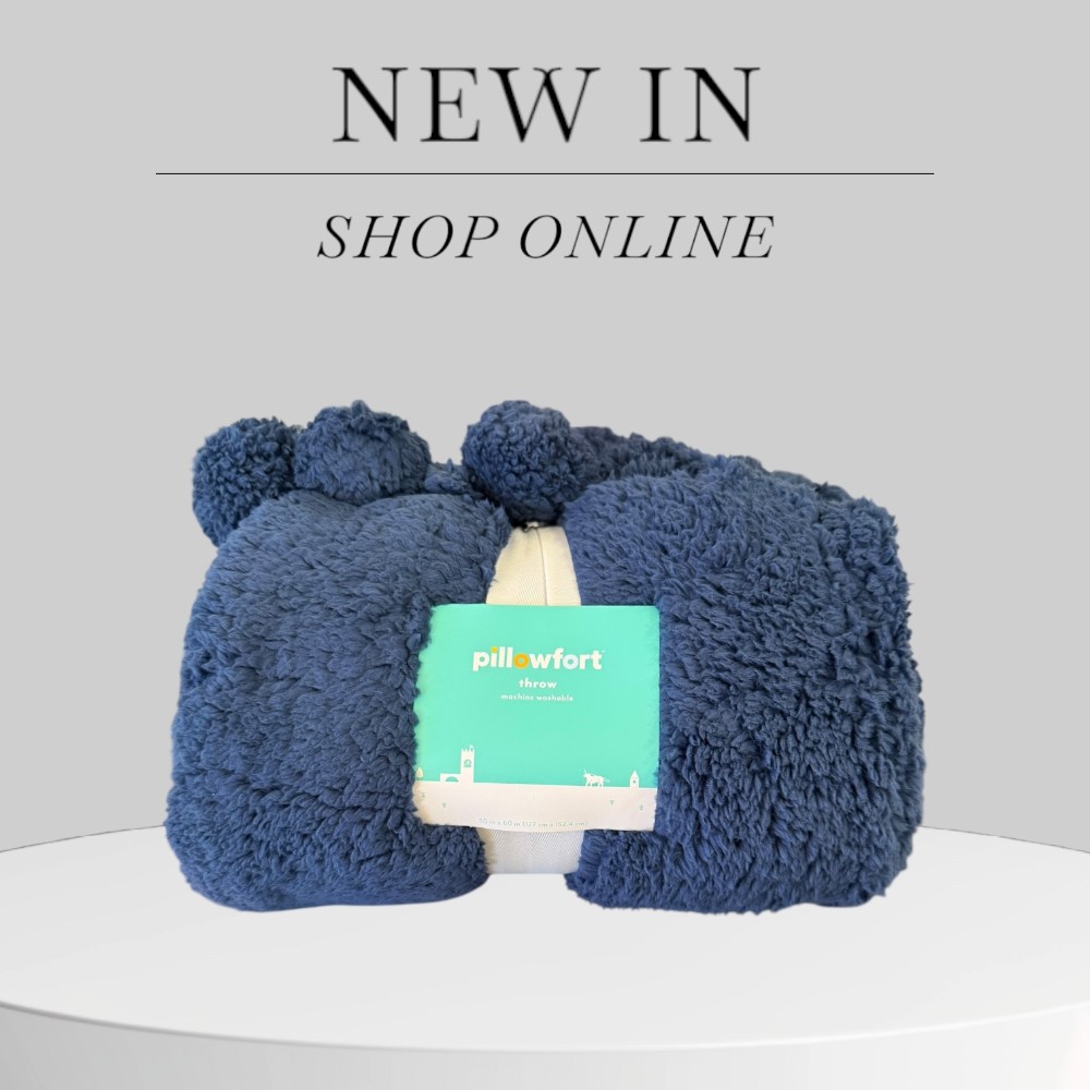 Dark Blue Throw Blanket