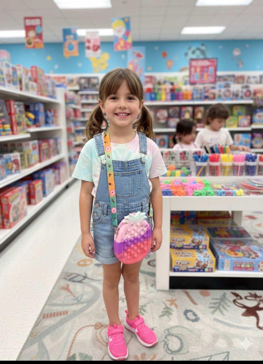 Pineapple Shape Pop it Purse