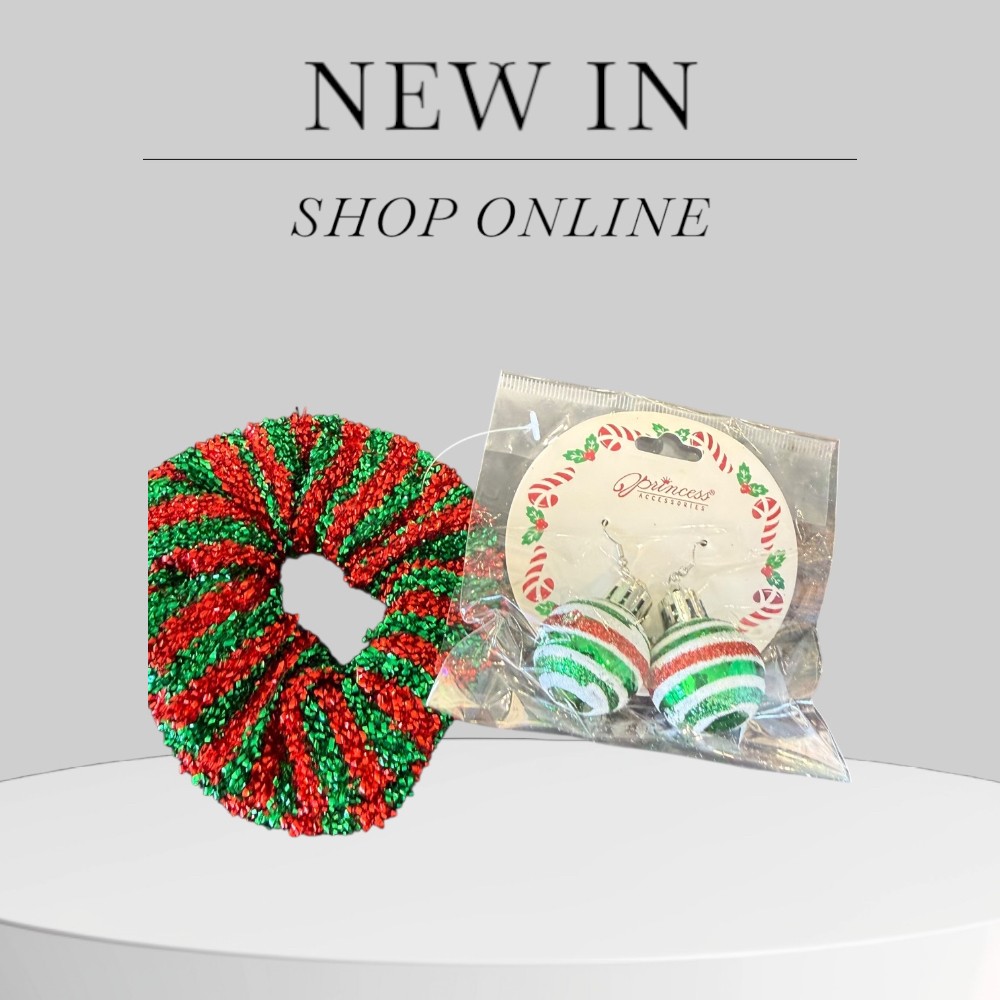 Christmas Earrings & Hairbow