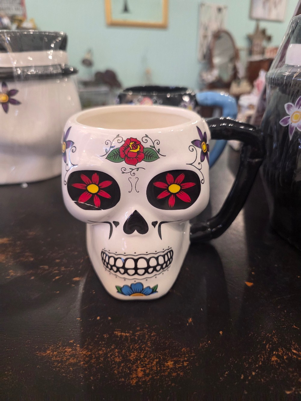 Skull Coffee Cup
