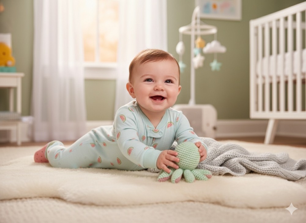 Baby Carter's Watermelon Sleeper 2 Way Zipper