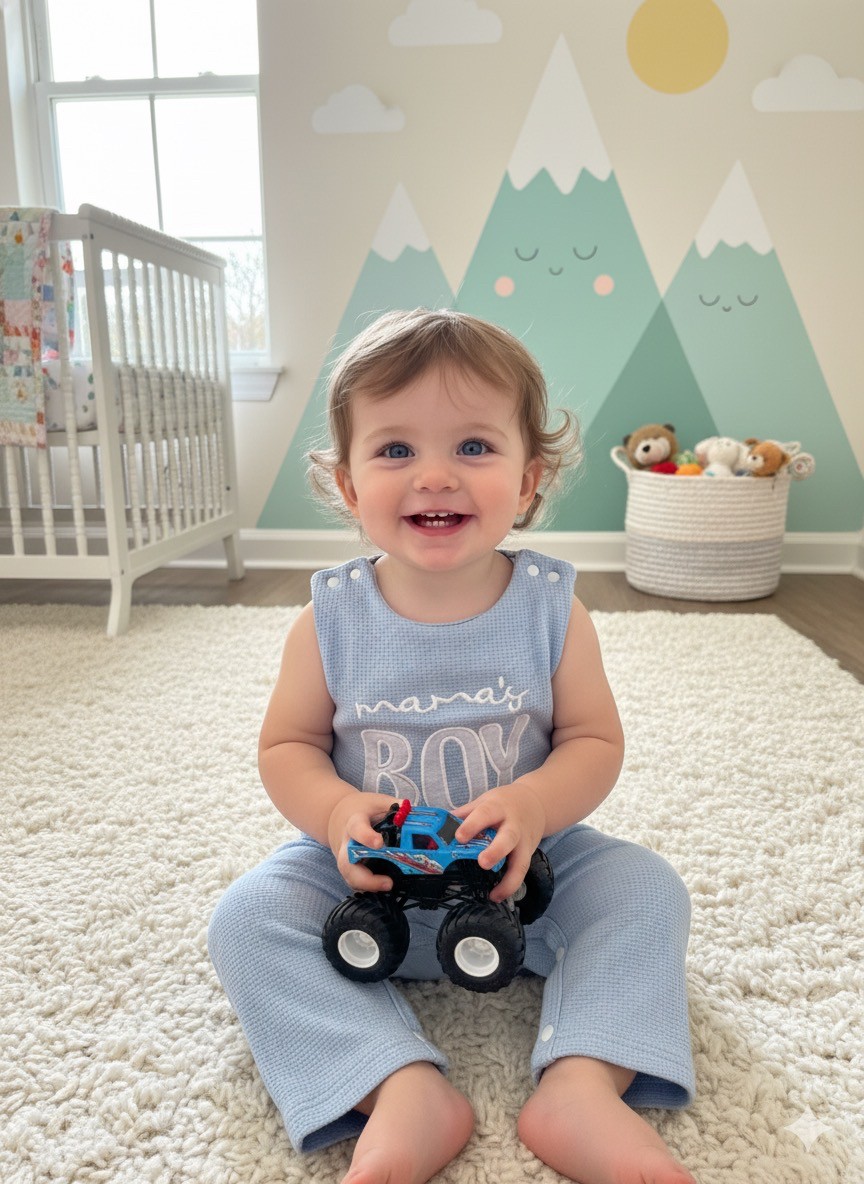 Mama's Boy Outfit 1-3 Months