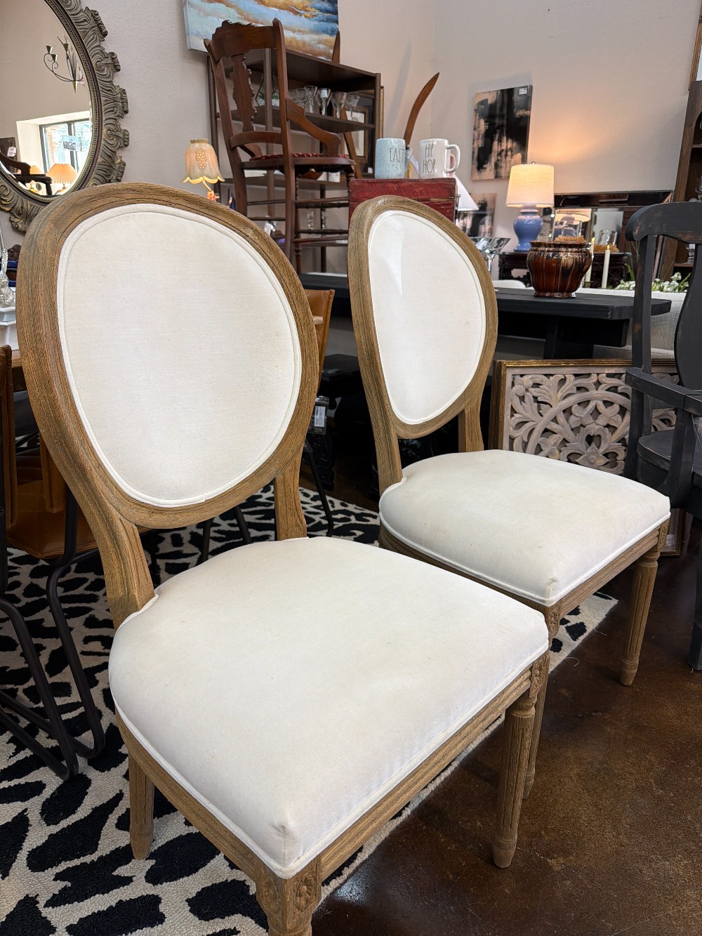 SET 4 - Restoration Hardware French Louis XVI Dining Chairs