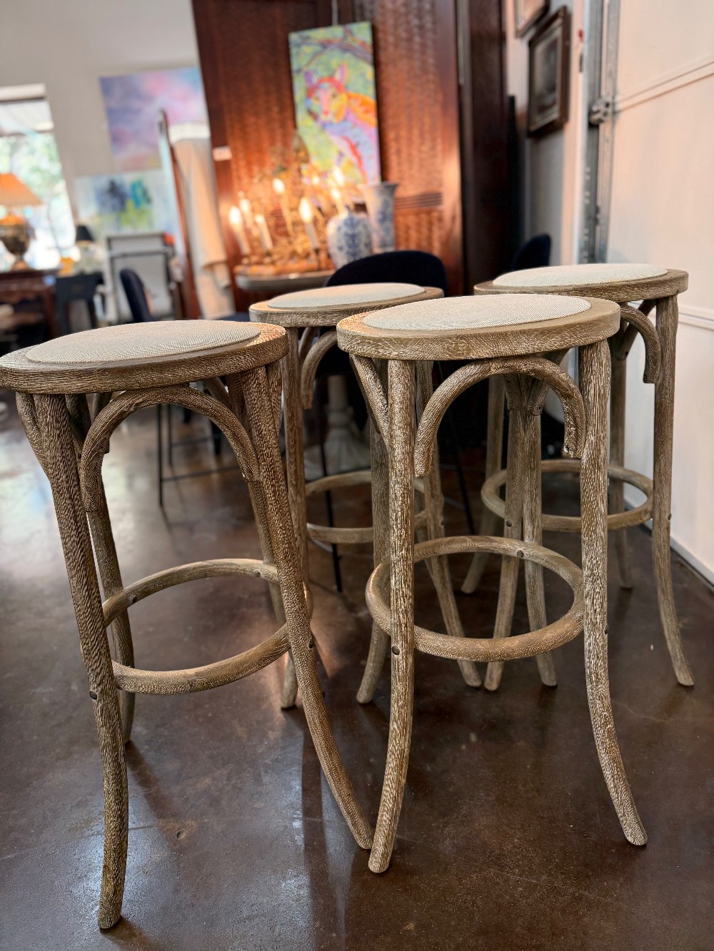 RESTORATION HARDWARE Bar Stools  - SET of 4