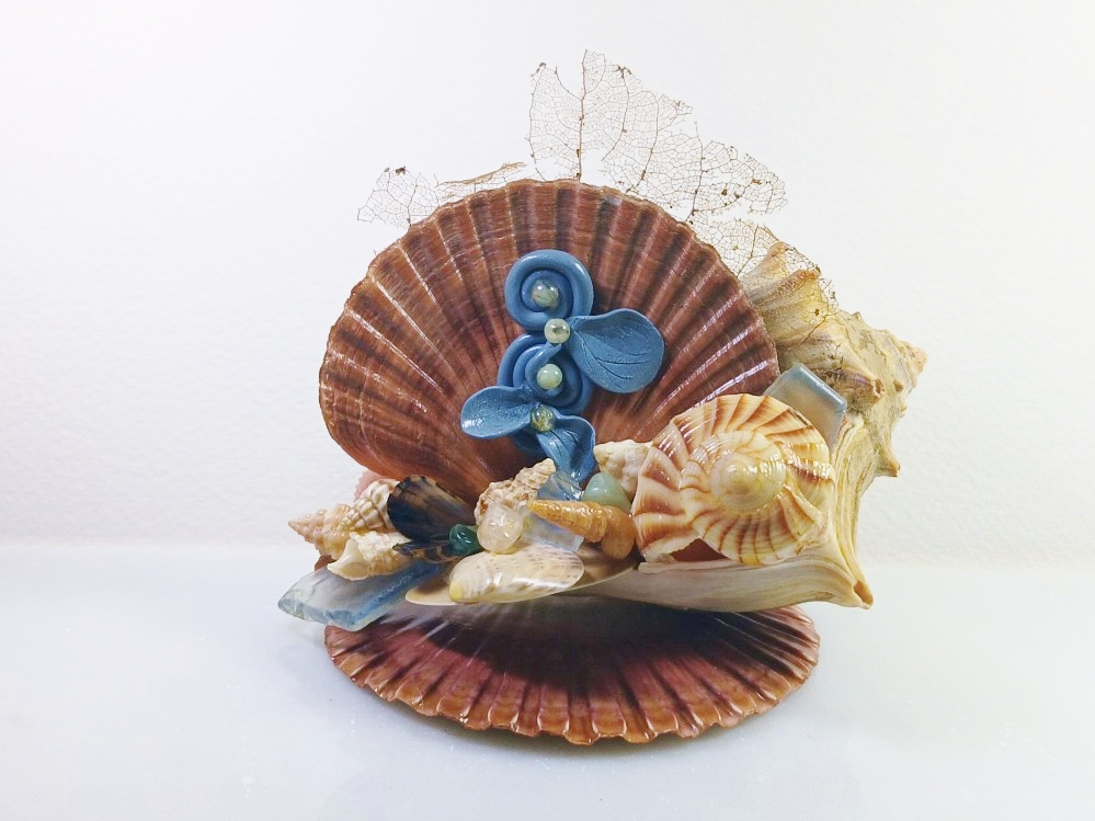 Sea Glass and Seashell Art