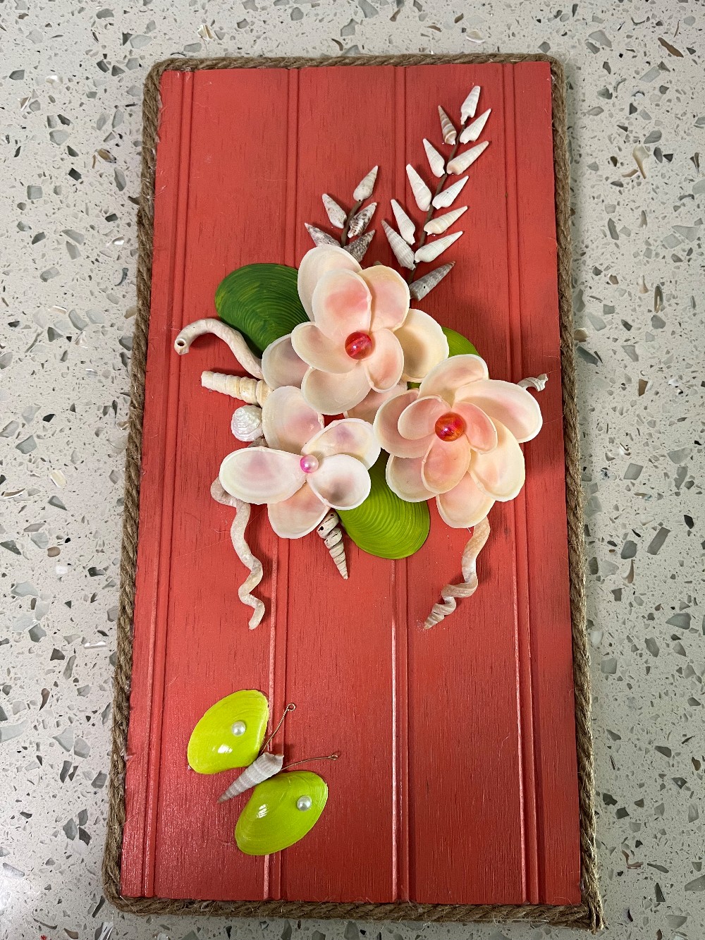 Sea Glass and Seashell Art