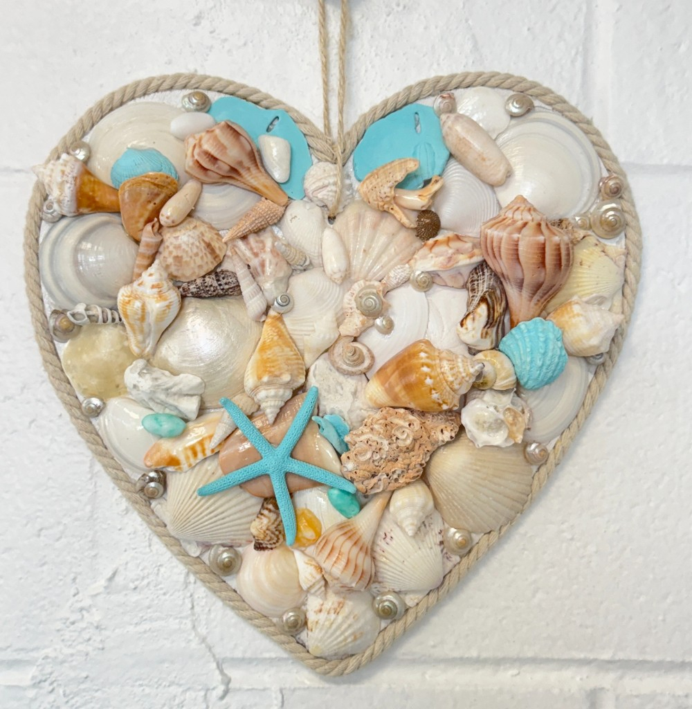 Sea Glass and Seashell Art