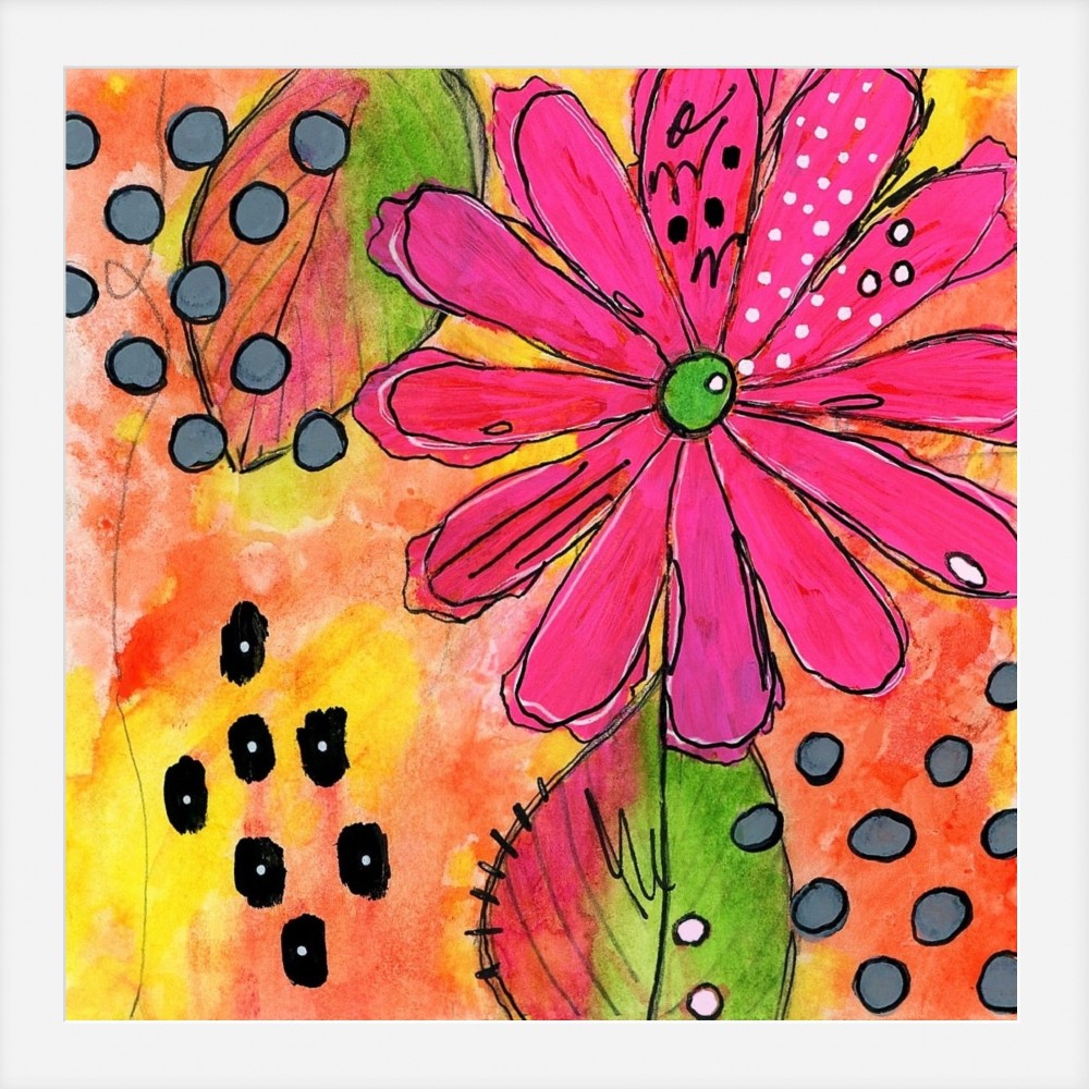 Matted to 6x6