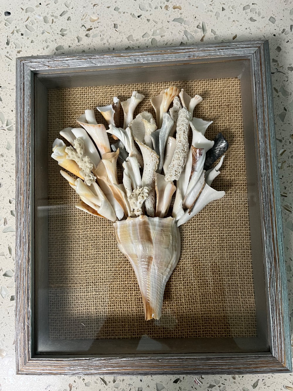 Sea Glass and Seashell Art